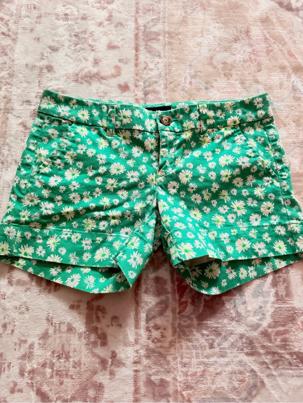American Eagle Outfitters Green Daisy Print Women's Shorts